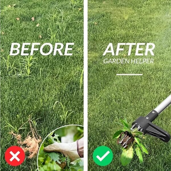 Long Handle Garden Weeding Tool with 5 Claws - Image 3