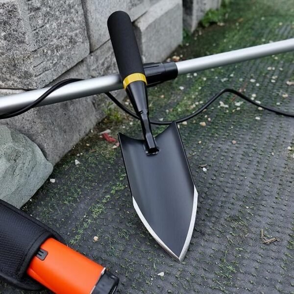 Carbon Steel Garden Trowel with Rubberized Handle - Image 2